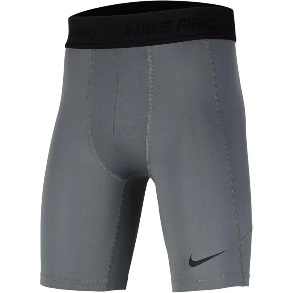 Sz XL Kids(Boys') NIKE Pro Dri Fit Shorts Grey Blk FJ6820 084‎ - New